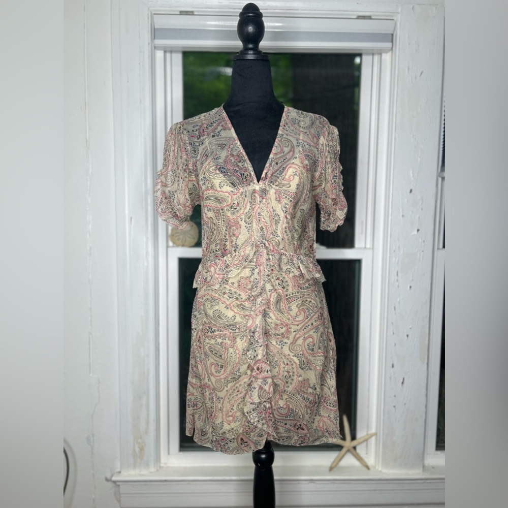 Juicy Couture Pink Paisley, Ruffle Dress